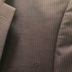 Lauren - Navy Blue Pin Stripe